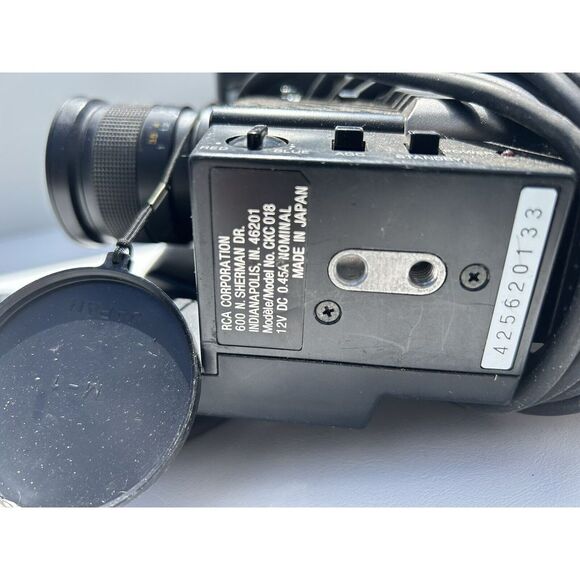 Vintage RCA CKC-018 Video Camera Untested With Vtg Bell & Howell Microphone Unt. - Picture 6 of 11